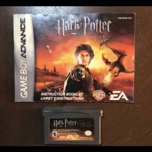 👀Harry Potter and the Goblet of Fire Game Cartridge w/ Manual.GC/Works!!